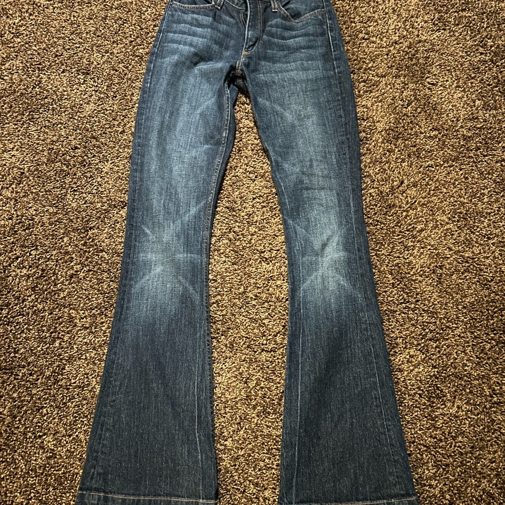 Kimes Ranch Dark Blue Flare Jeans